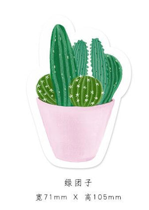 30 pages/pack Fresh Cactus Love Sticky Memo Pad