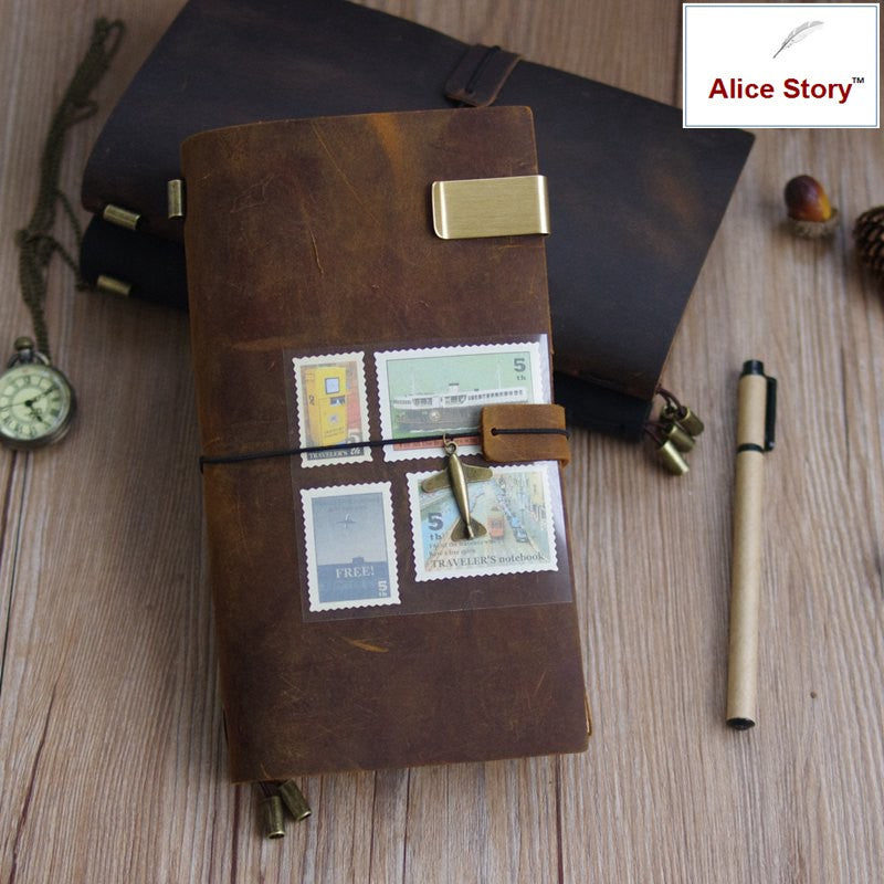 100% Genuine Leather Traveler Notebook